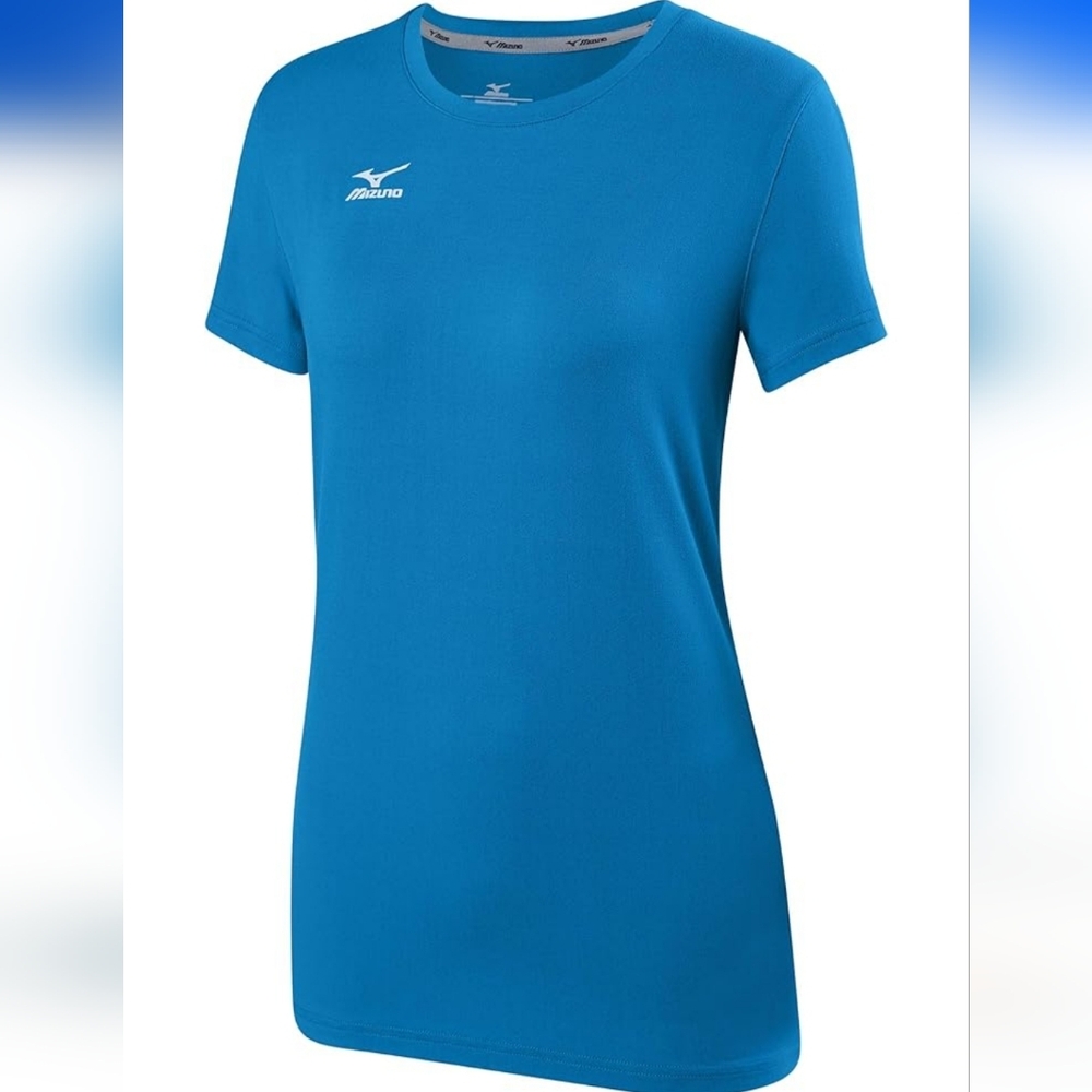 Mizuno, Youth Attack Tee, Diva Blue, Youth Large
